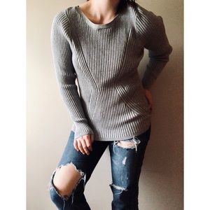 {Lane Bryant} Metallic Silver Sweater